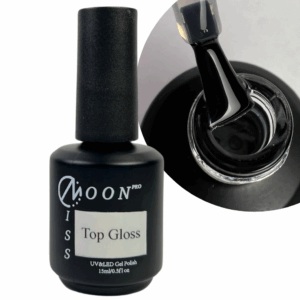 Le Top Gloss avec couche collante et filtre UV.